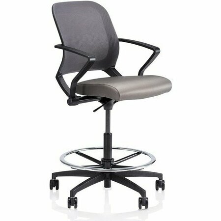UNITED CHAIR CO Stool, w/Arms, 29-1/2inx29-1/2inx47-1/4in, Carbon UNCRK53RCP04